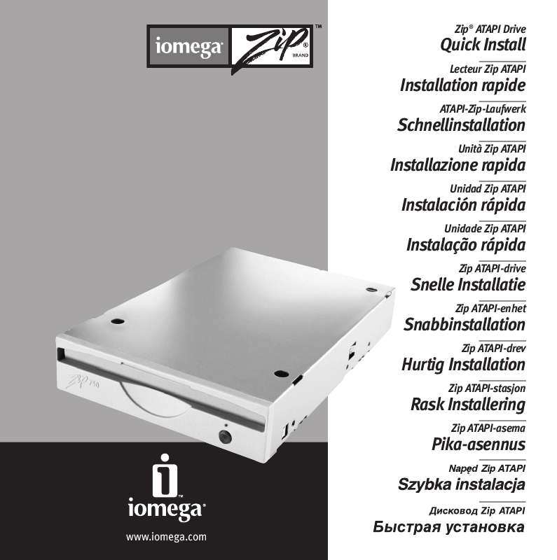Notice IOMEGA ZIP 250 ATAPI Trouver une solution à un problème IOMEGA